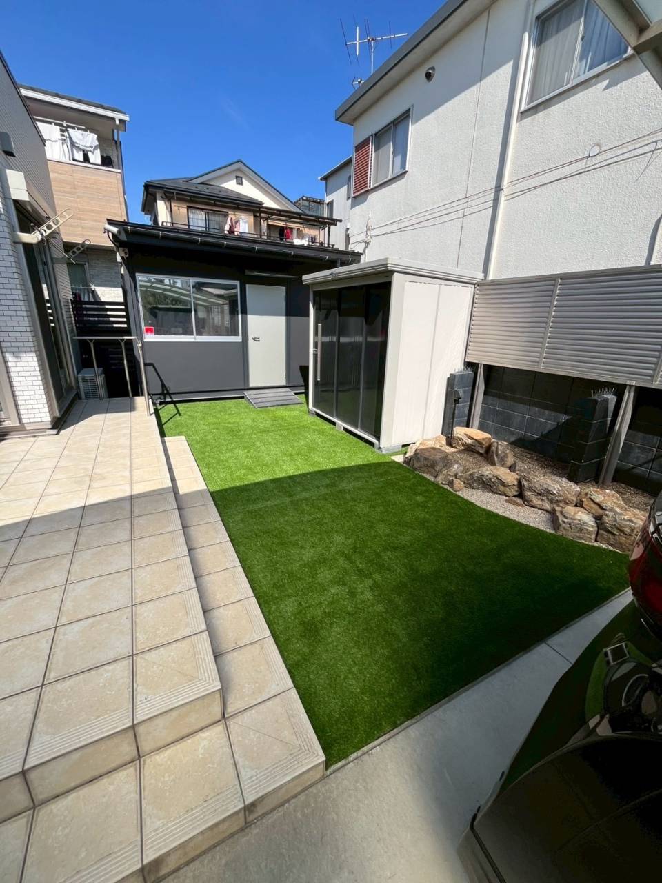 埼玉県さいたま市　人工芝施工