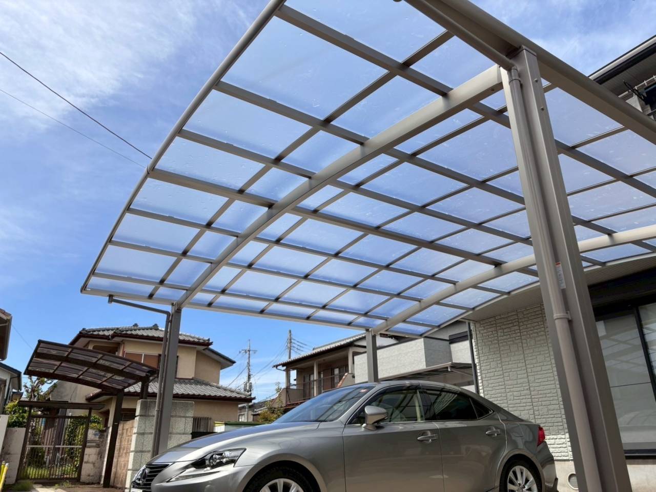 栃木県宇都宮市　カーポート施工