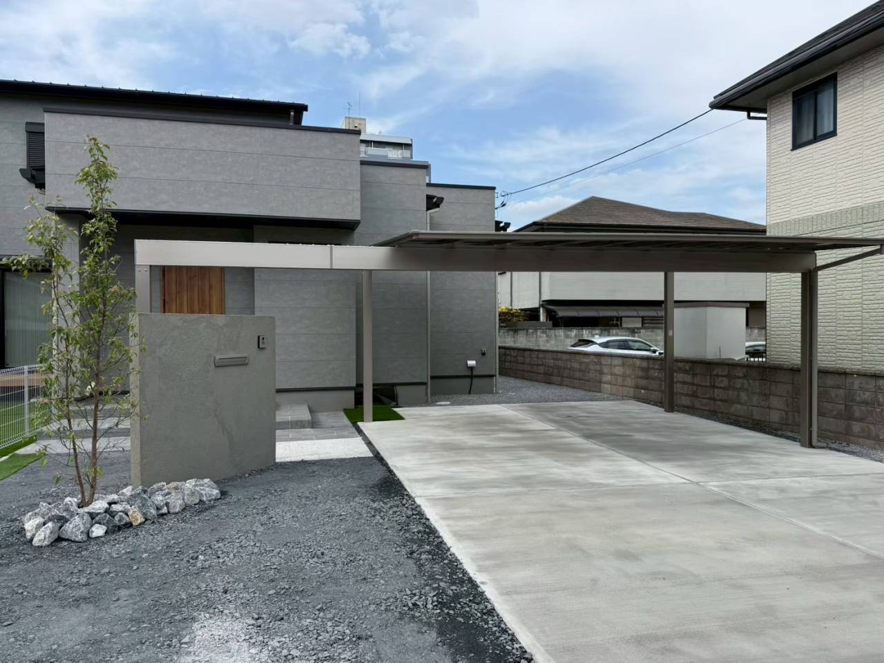 栃木県宇都宮市 外構工事施工